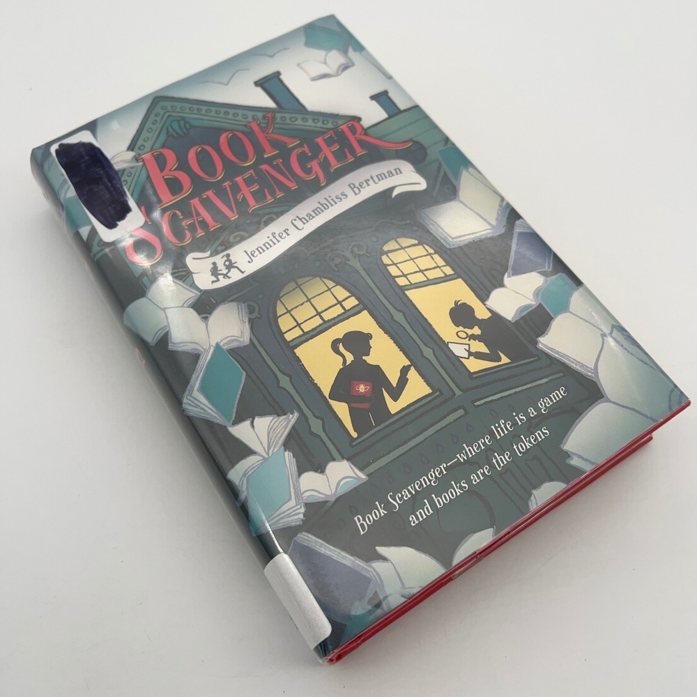 Book Scavenger Jennifer Chambliss Bertman First Edition Hardcover Mystery Novel